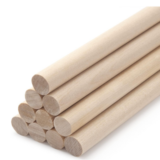 Wooden dowels - Pack w/10