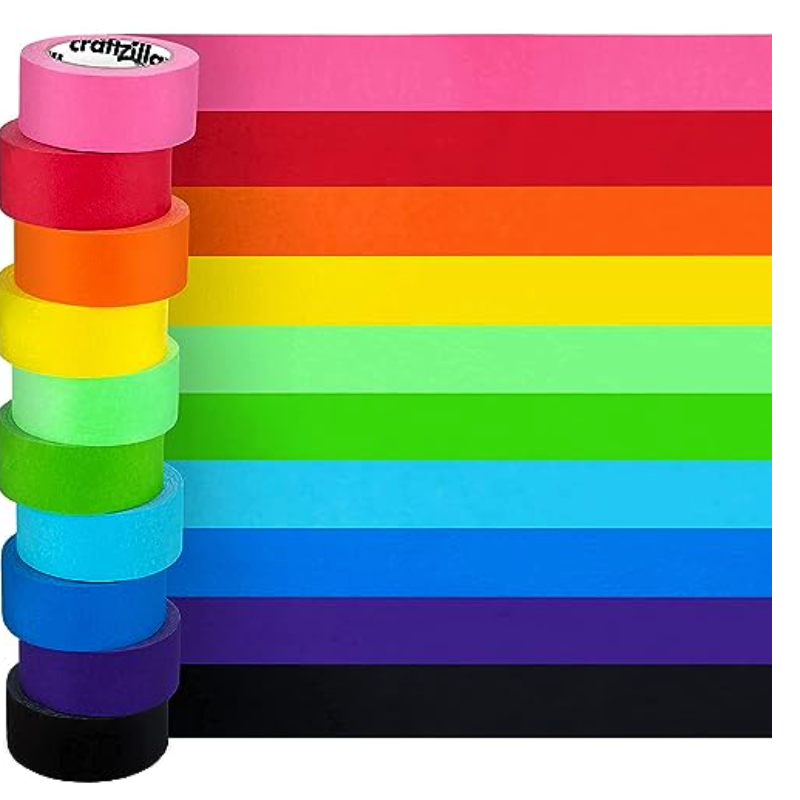 Masking Tape - Pack w/10 colors