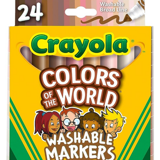 Skin Tone Colored Markers - Box w/24 colors