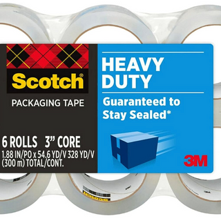 Heavy Duty Tape = Pack w/ 6