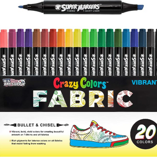 Fabric Markers (20 colors)