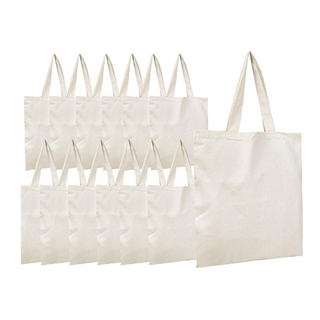 Canvas Tote Bags - Pack w/15