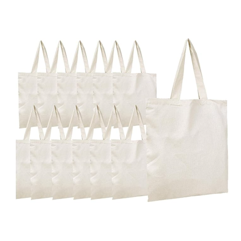 Canvas Tote Bags - Pack w/15
