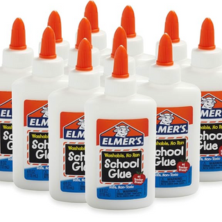 Elmers White Glue - Pack w/12 small bottles