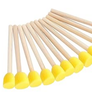 Round Sponges Brushes - Box w/50