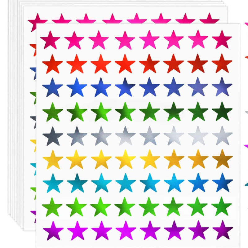 Star Stickers - Bag w/2520 pcs