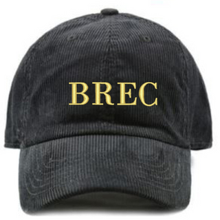 BREC Corduroy Hat in Black