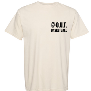 O.U.T. BBALL (small pocket logo)