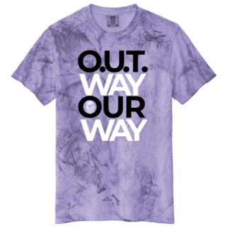 OUT way OUR way (Comfort color - Amethyst)