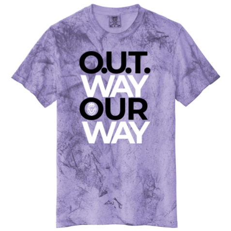 OUT way OUR way (Comfort color - Amethyst)