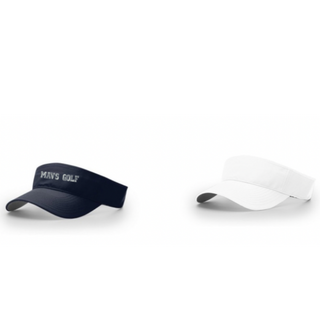 Active Outdoors Visor.   *Note the MAVS GOLF is rough mock up.  This visor is screen printed and available in Navy or White.