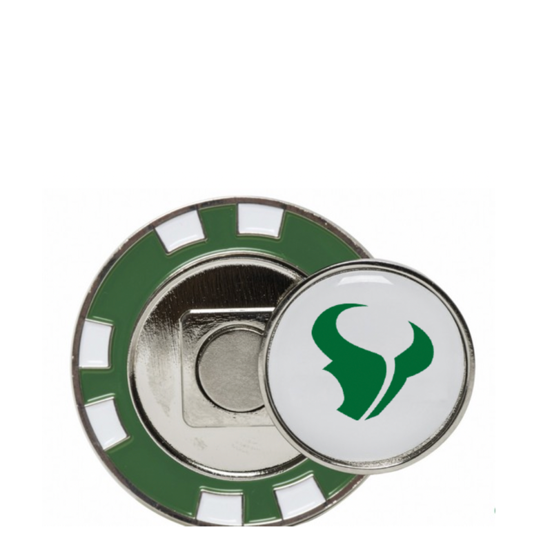 Metal Poker Chip w/Magnetic Ball Marker Main Image