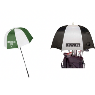 Drizzle Stik Golf Bag Umbrella - Green/White