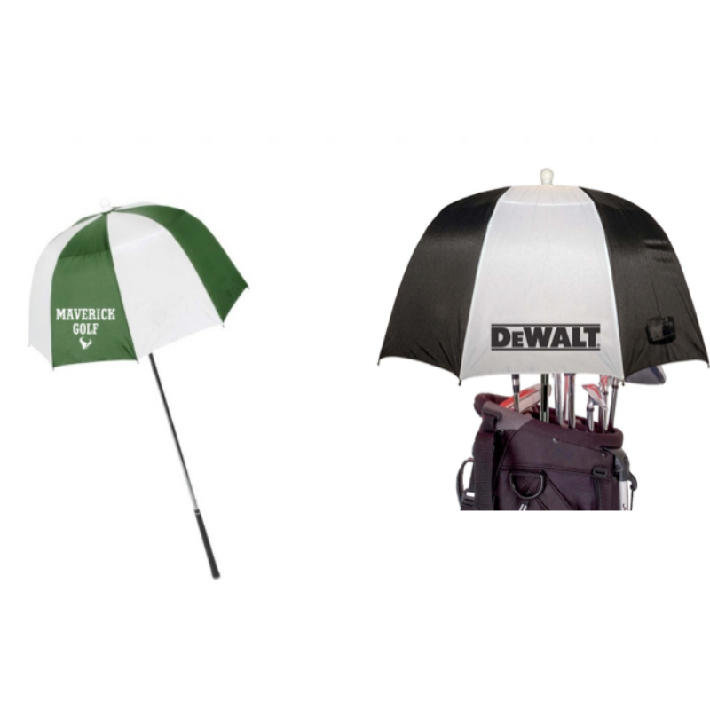 Drizzle Stik Golf Bag Umbrella - Green/White Main Image