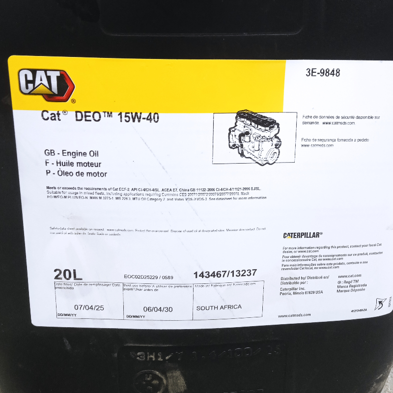 Cat Engine oil 15W40