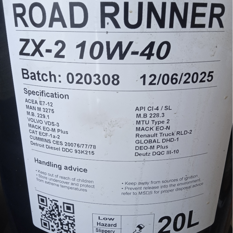 ZX-2 10W40 Engine oil