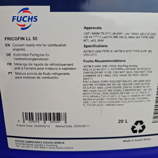 Antifreeze 20L Fricofin Fuchs