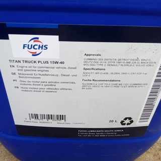 Fuchs Engine oil 15w40