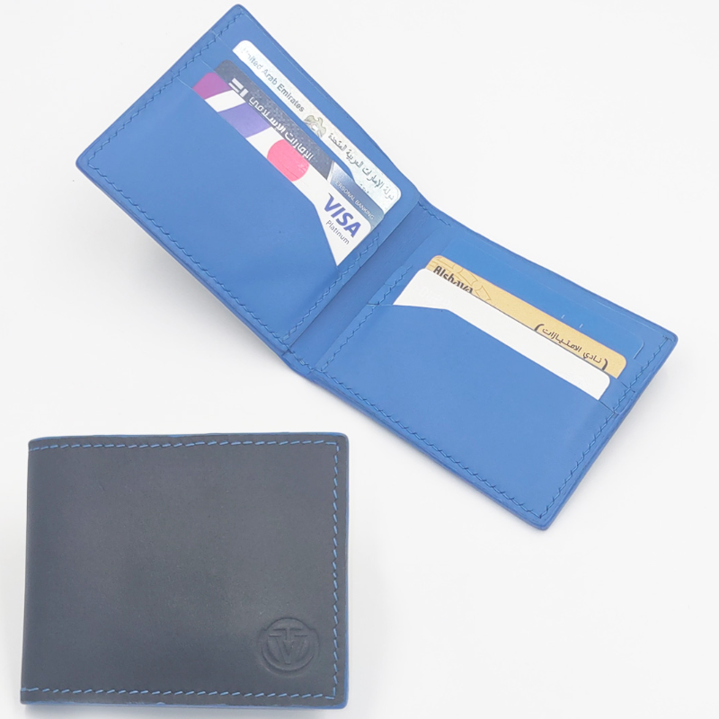 Tambarare Black-SkyBlue Bifold Wallet Main Image