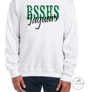 BSSHS Jaguars [White Bella Canvas Tee, White Gildan Crewneck or Hoodie] 