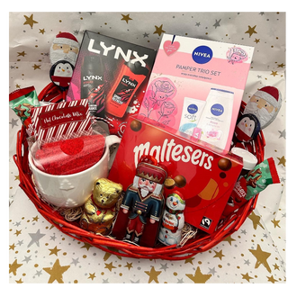 Christmas Couple Basket