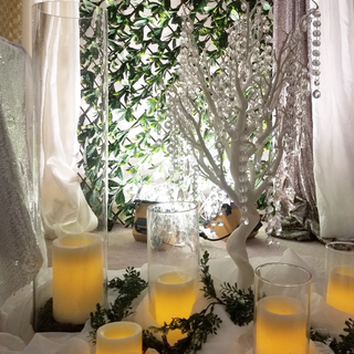 Large Clear Vases