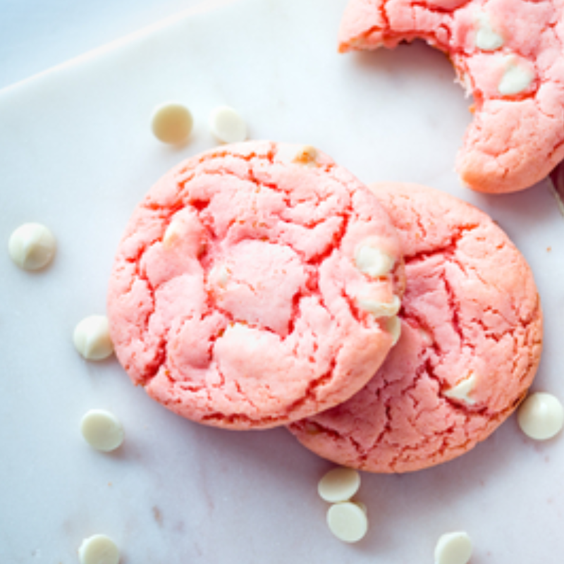 Strawberry White Chocolate Cookie Large Image