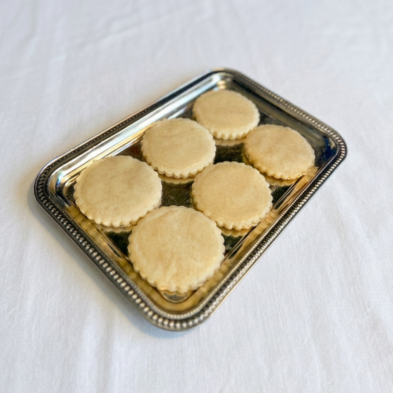 Vegan Lemon Glazed Shortbread Cookies (6 Pack)
