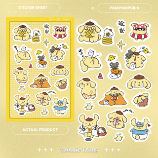 Pompompurin Sticker Sheet