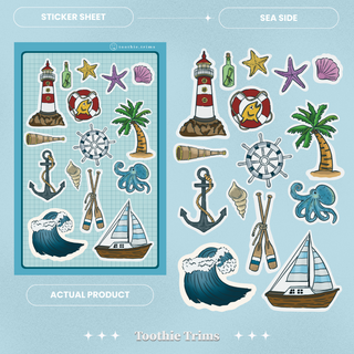 Sea Side Sticker Sheet