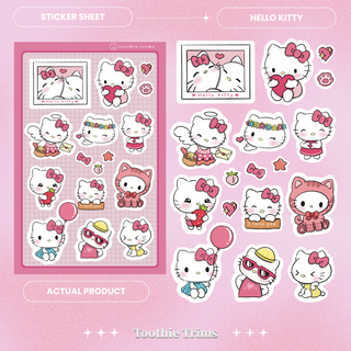 Hello Kitty Sticker Sheet