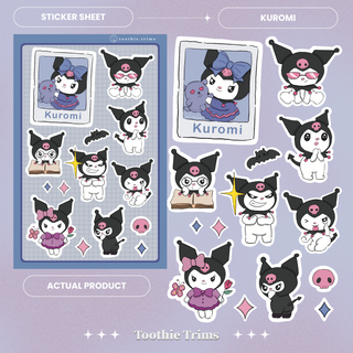 Kuromi Sticker Sheet