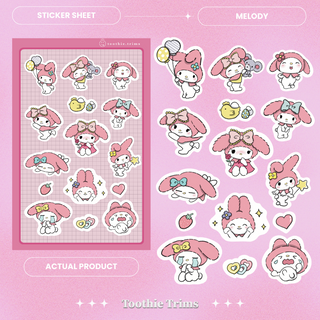 Melody Sticker Sheet