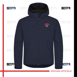 Softshell manches longues Hommes & Enfants - Bleu navy