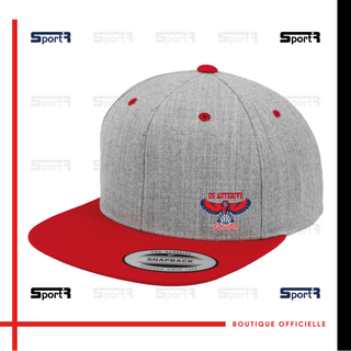 Casquette snapback - Gris / Rouge
