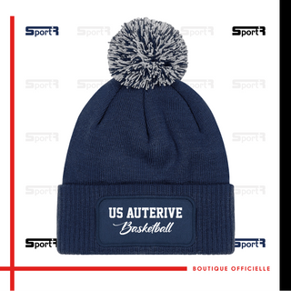 Bonnet à pompon - Bleu navy