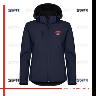 Softshell manches longues Femmes - Bleu navy