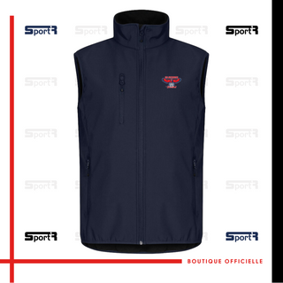 Softshell sans manches Hommes - Bleu navy