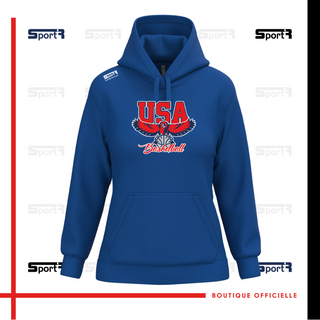 Sweat Capuche Femmes - Bleu roi