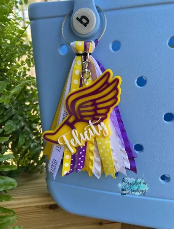 Custom bogg ribbon tag