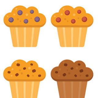 Protein Muffins - Brown Sugar Cinnamon -  1 g F, 22 g C, 22 g P