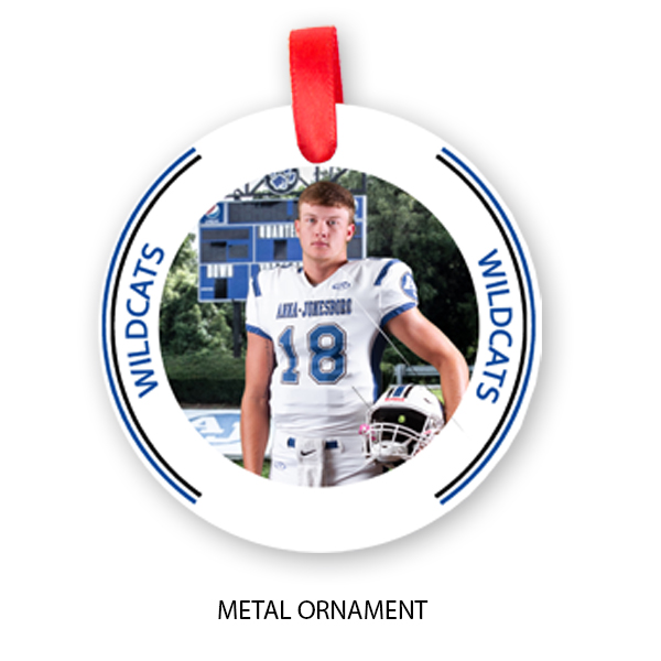 S13 ROUND METAL ORNAMENT