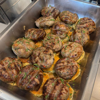 كفتة تركية مع صوص الباذنجان kuffta   (( جديدنا ))