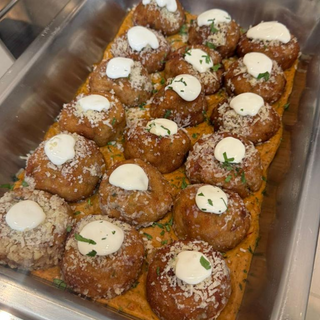 كرات اللحم بالباشميل meat balls with bechamel   (( جديدنا ))
