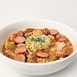 Quart, Add SHRIMP, Chicken and Sausage Gumbo