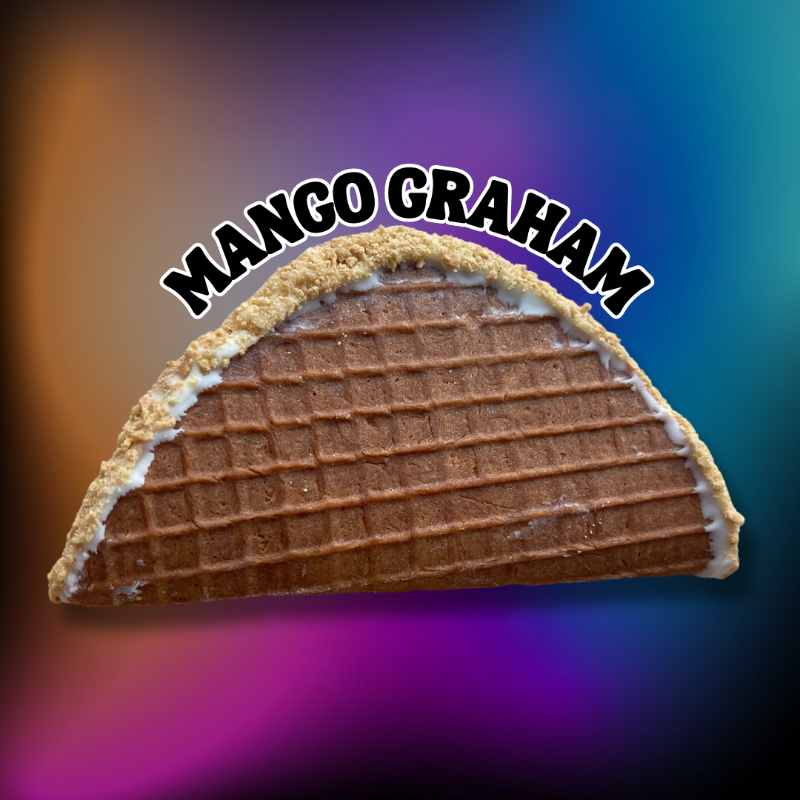 Mango Graham Ice Cream Taco