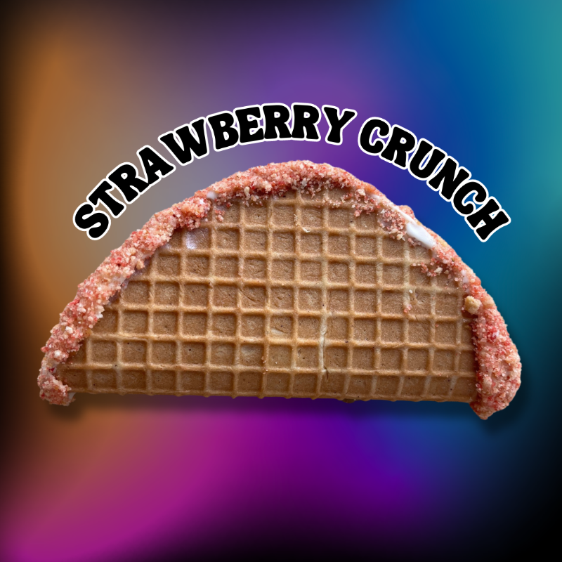 Strawberry Crunch Ice Cream Taco