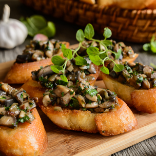 Bruschetta Mushroom Sandwich