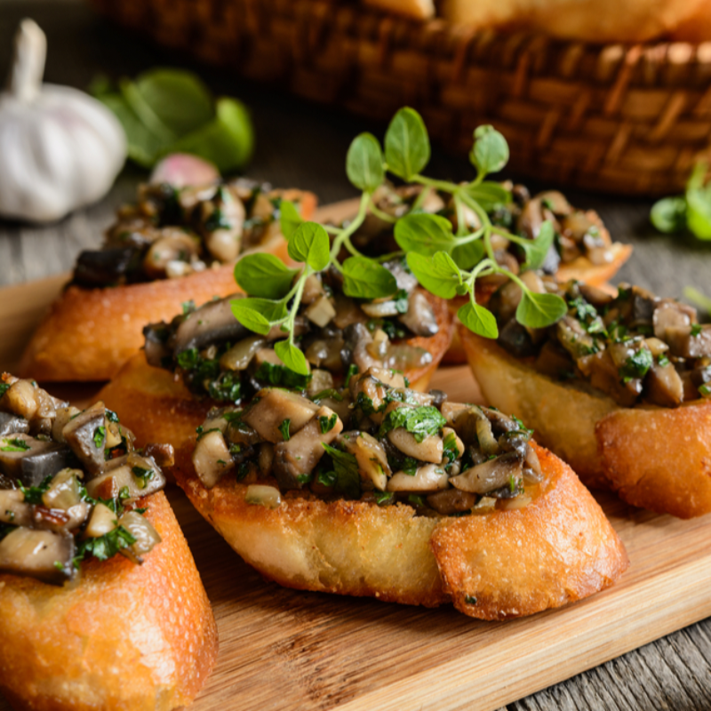 Bruschetta Mushroom Sandwich Main Image