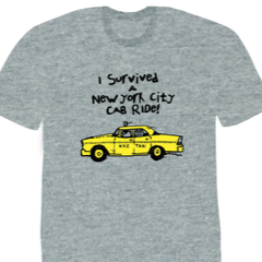 I SURVIVE TAXI (Cartoon) Grey XXL Price $5.00
